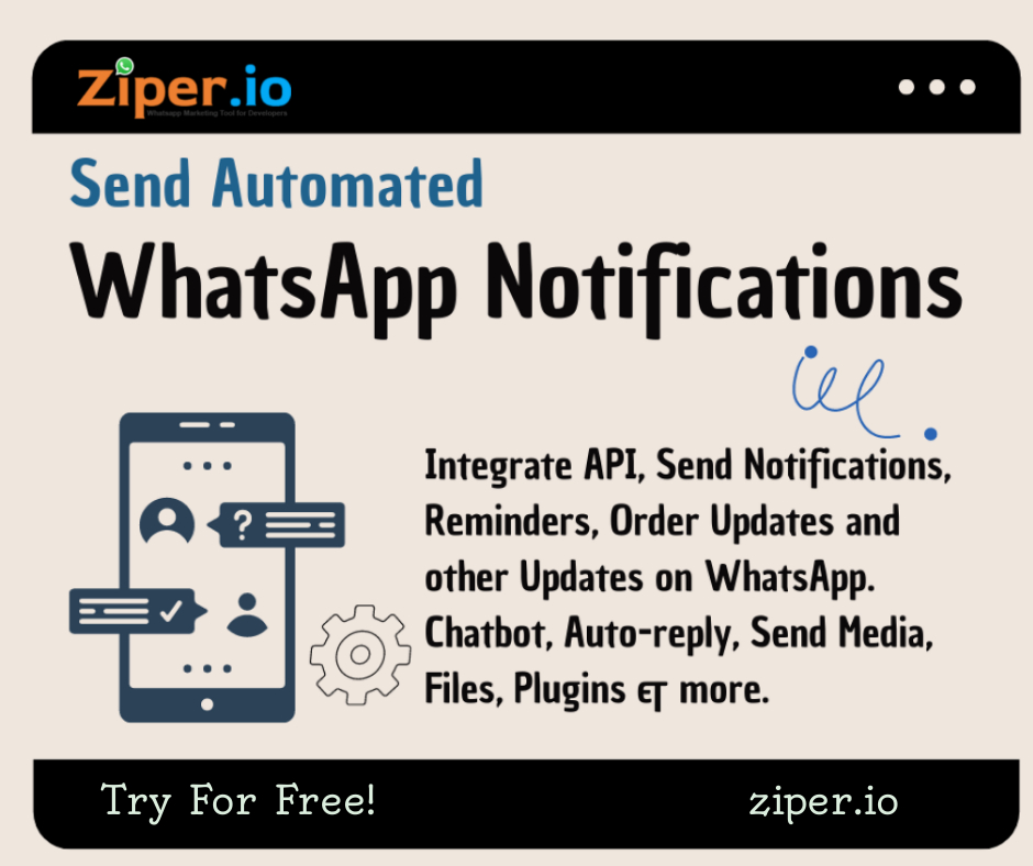 ziper whatsapp notifications